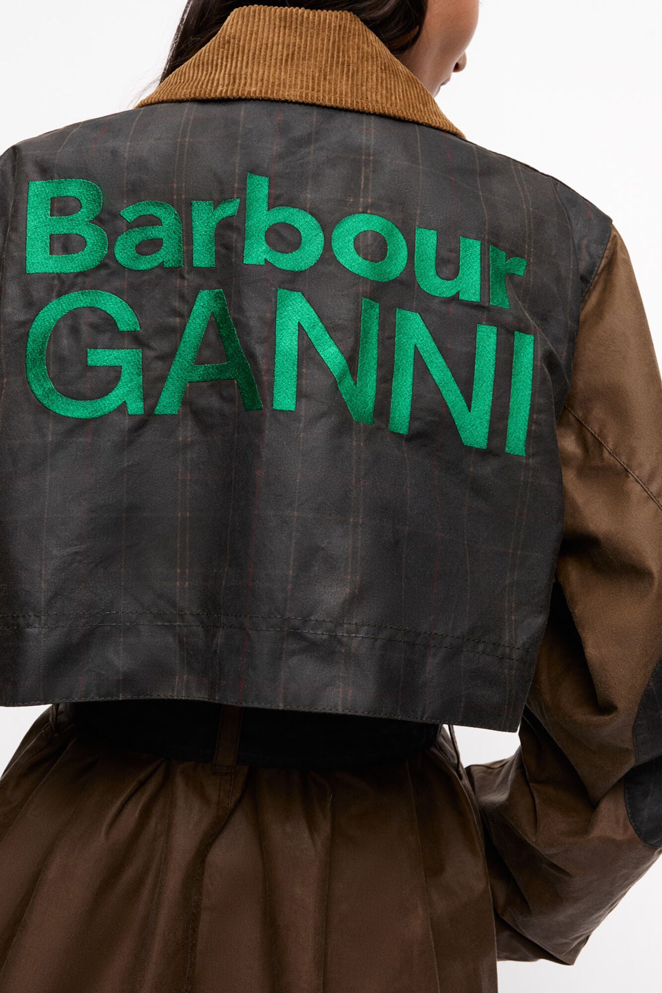 GANNI x Barbour Waxed Trench Coat - GANNI