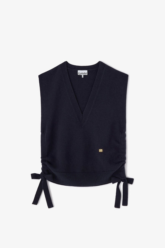 Classic Wool Vest - GANNI