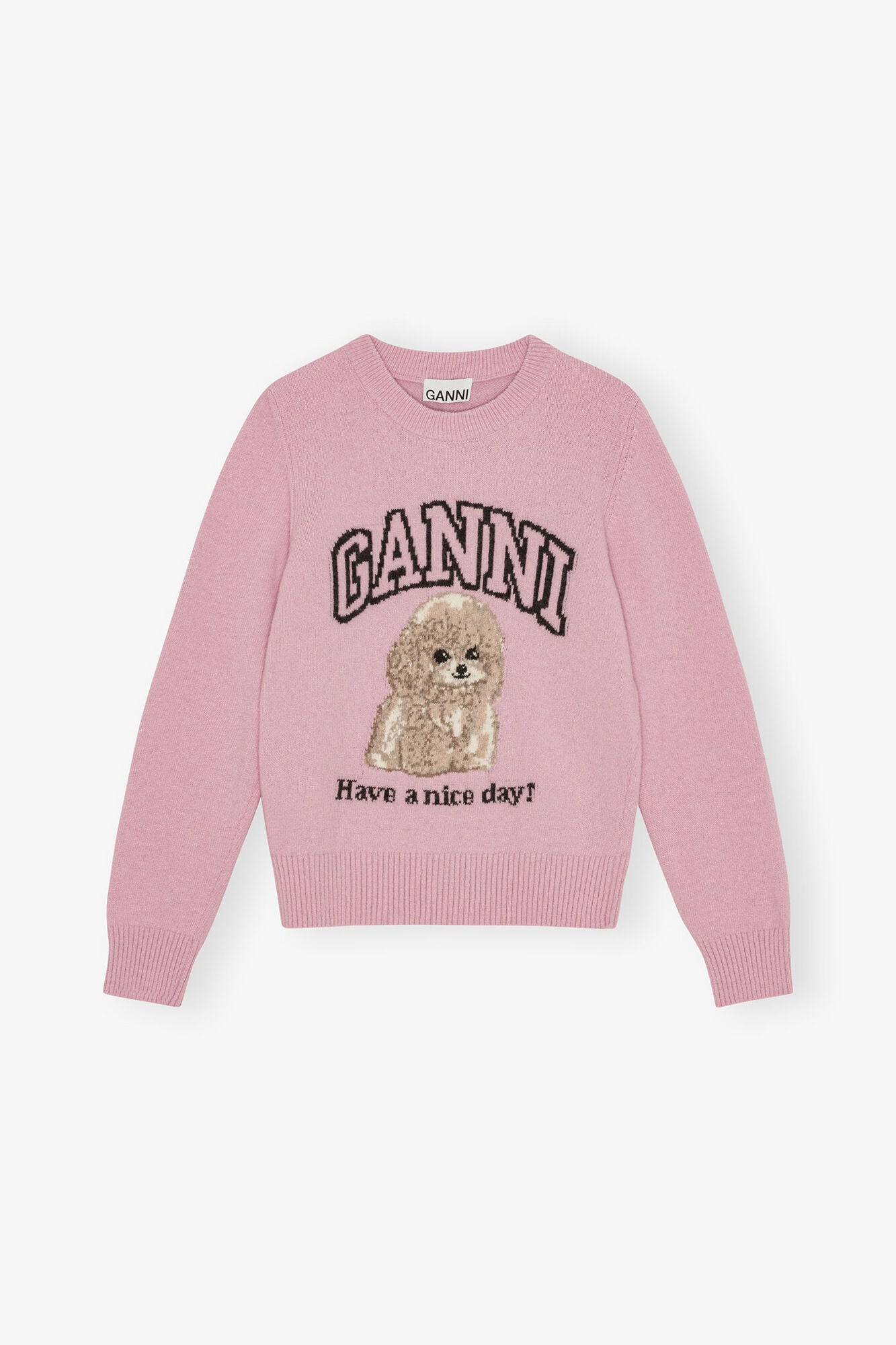 Pink Poodle Sweater - GANNI