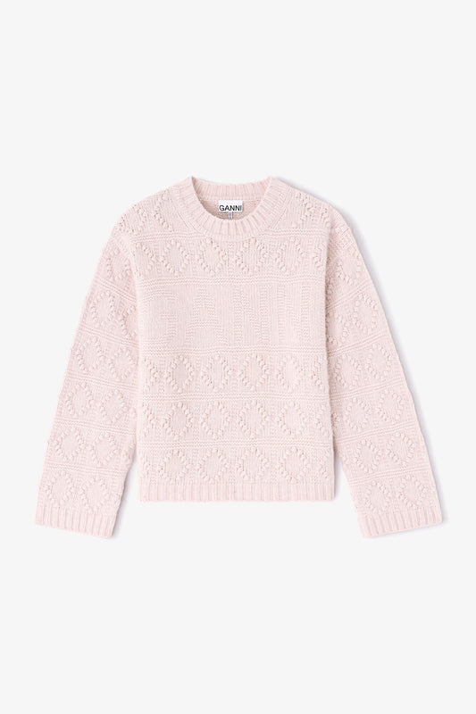 Cotton Wool Bubble Sweater - GANNI