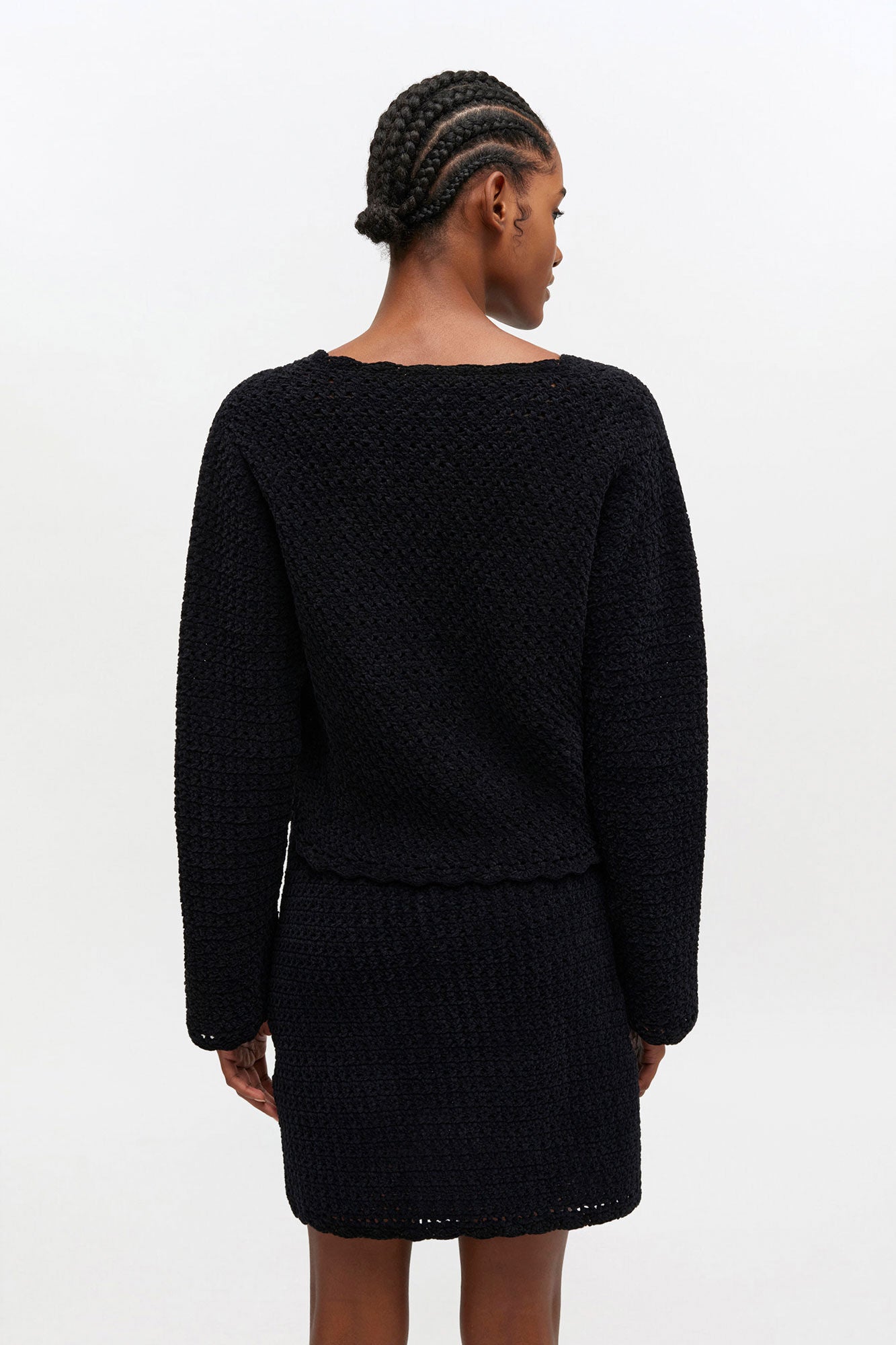 Black Crochet Cardigan - GANNI