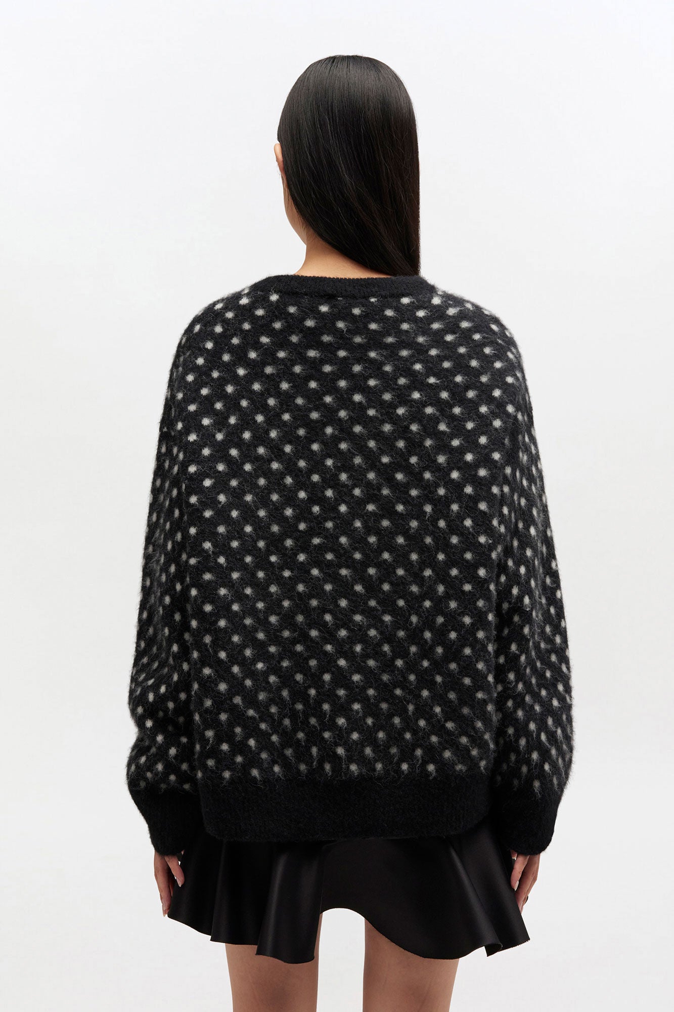 Polka Brushed Sweater - GANNI
