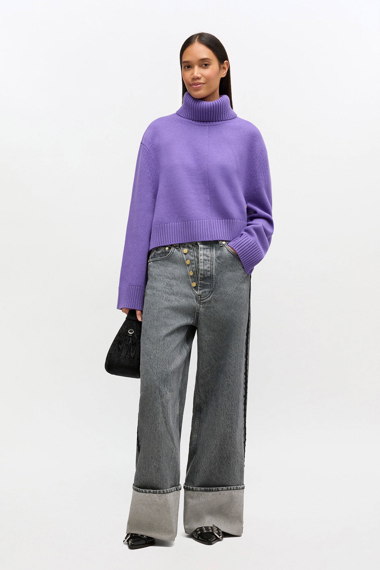 Wool Turtleneck Sweater - GANNI