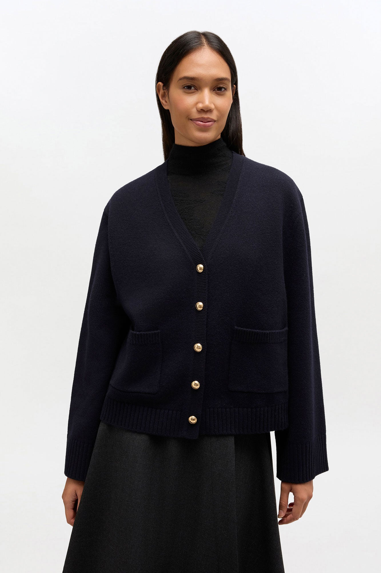 Classic Wool Cardigan - GANNI