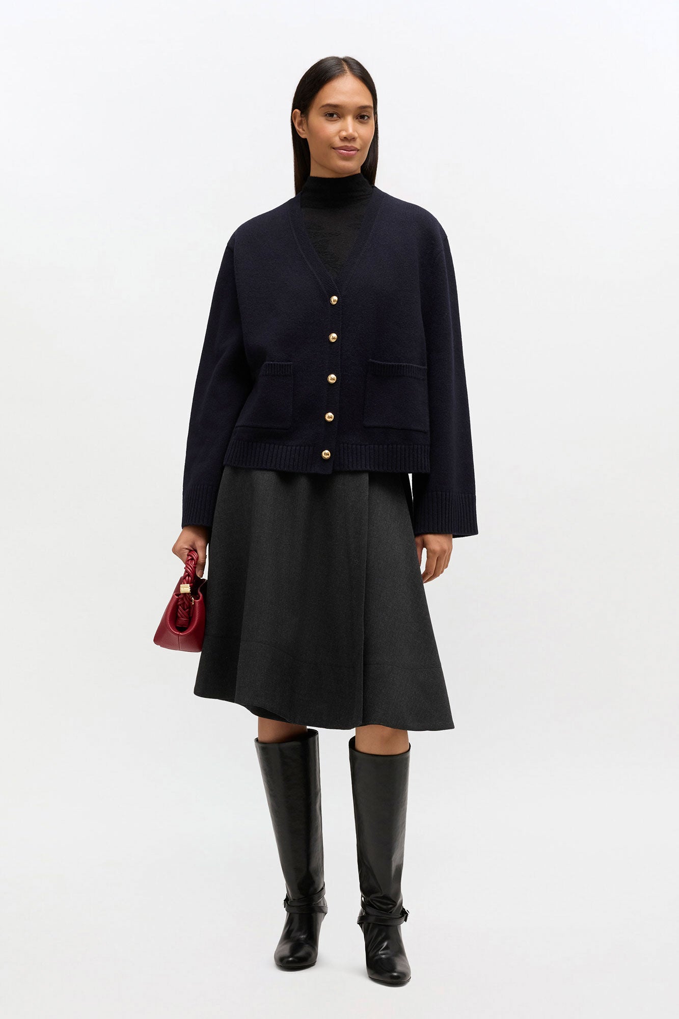 Classic Wool Cardigan - GANNI