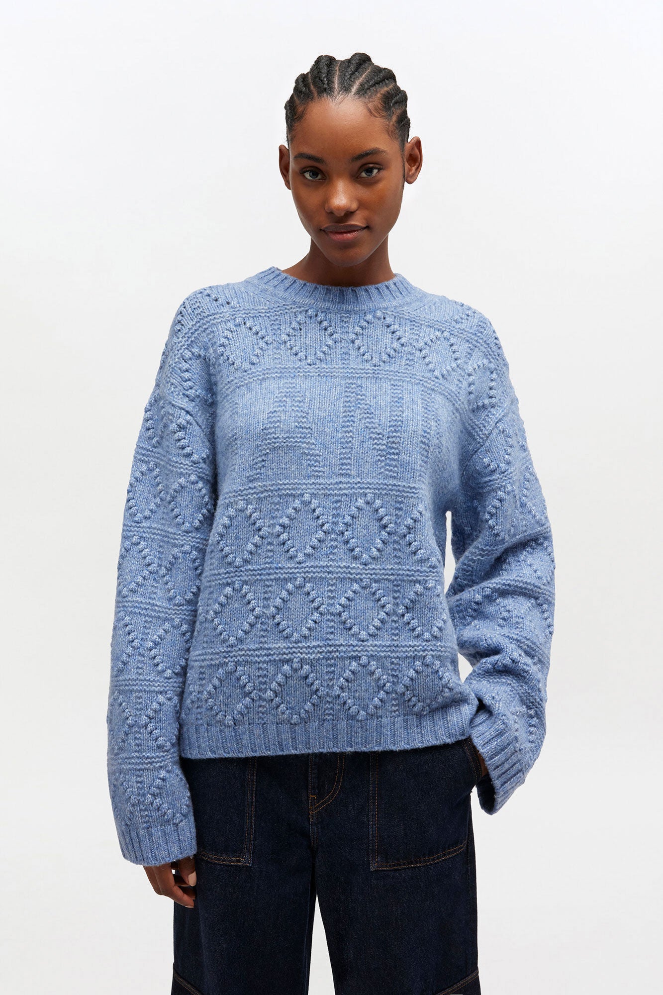 Cotton Wool Bubble Sweater - GANNI