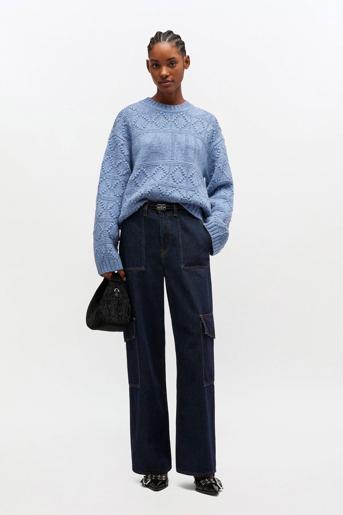 Cotton Wool Bubble Sweater - GANNI