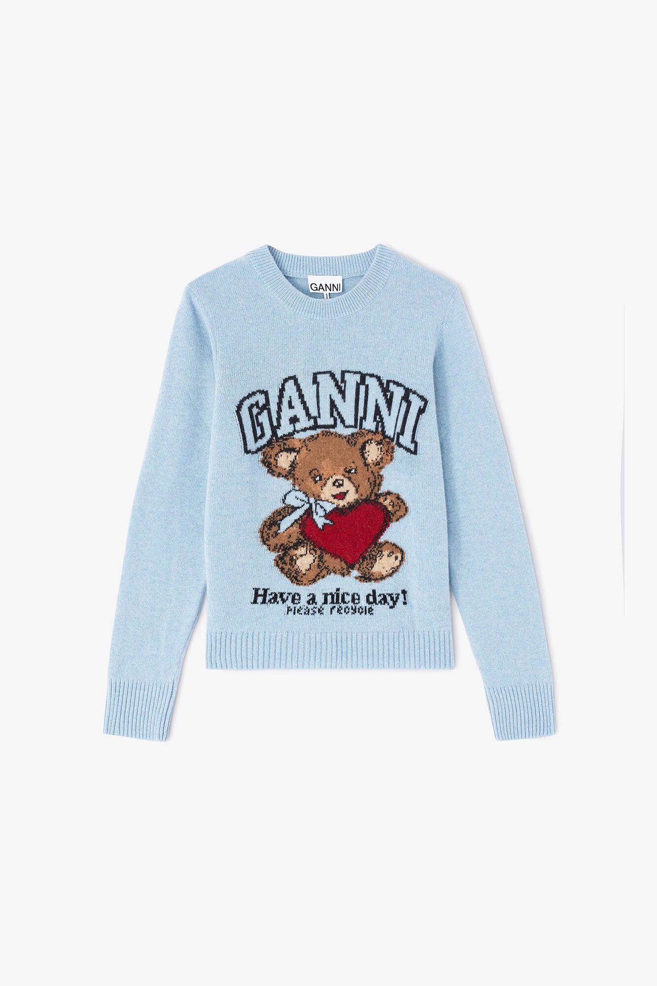 Graphic Wool Sweater - GANNI