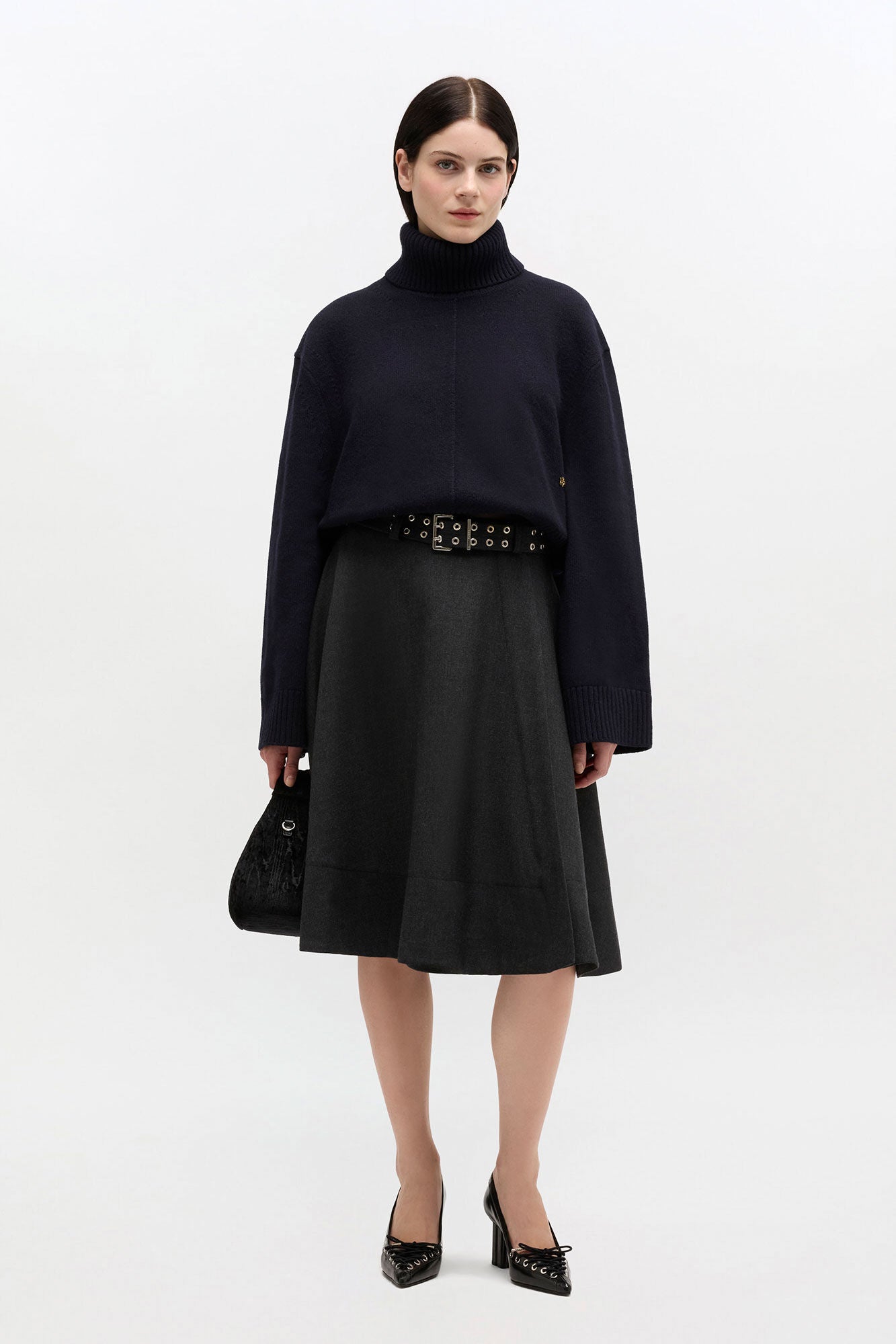 Wool Turtleneck Sweater - GANNI