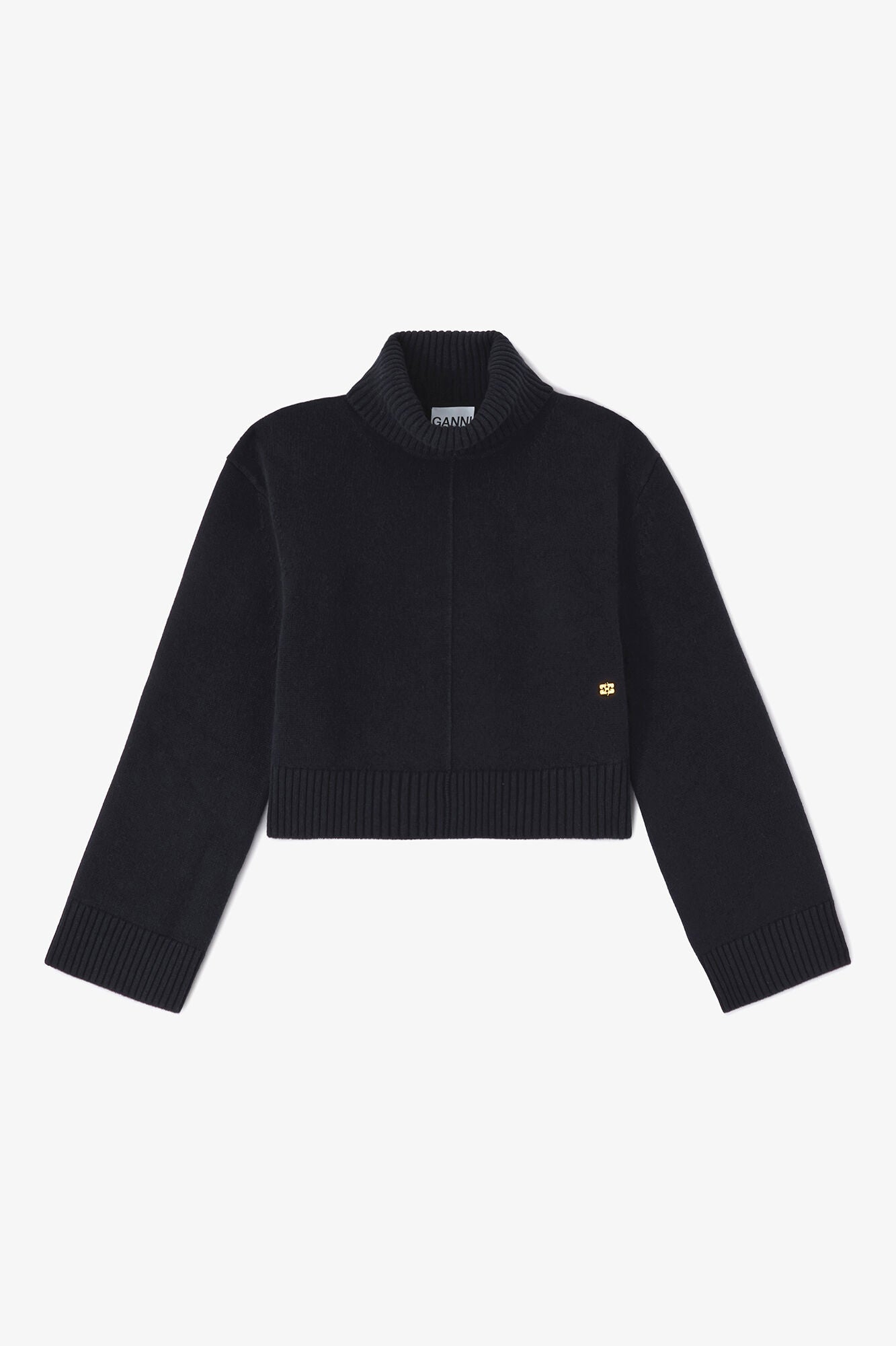 Wool Turtleneck Sweater - GANNI