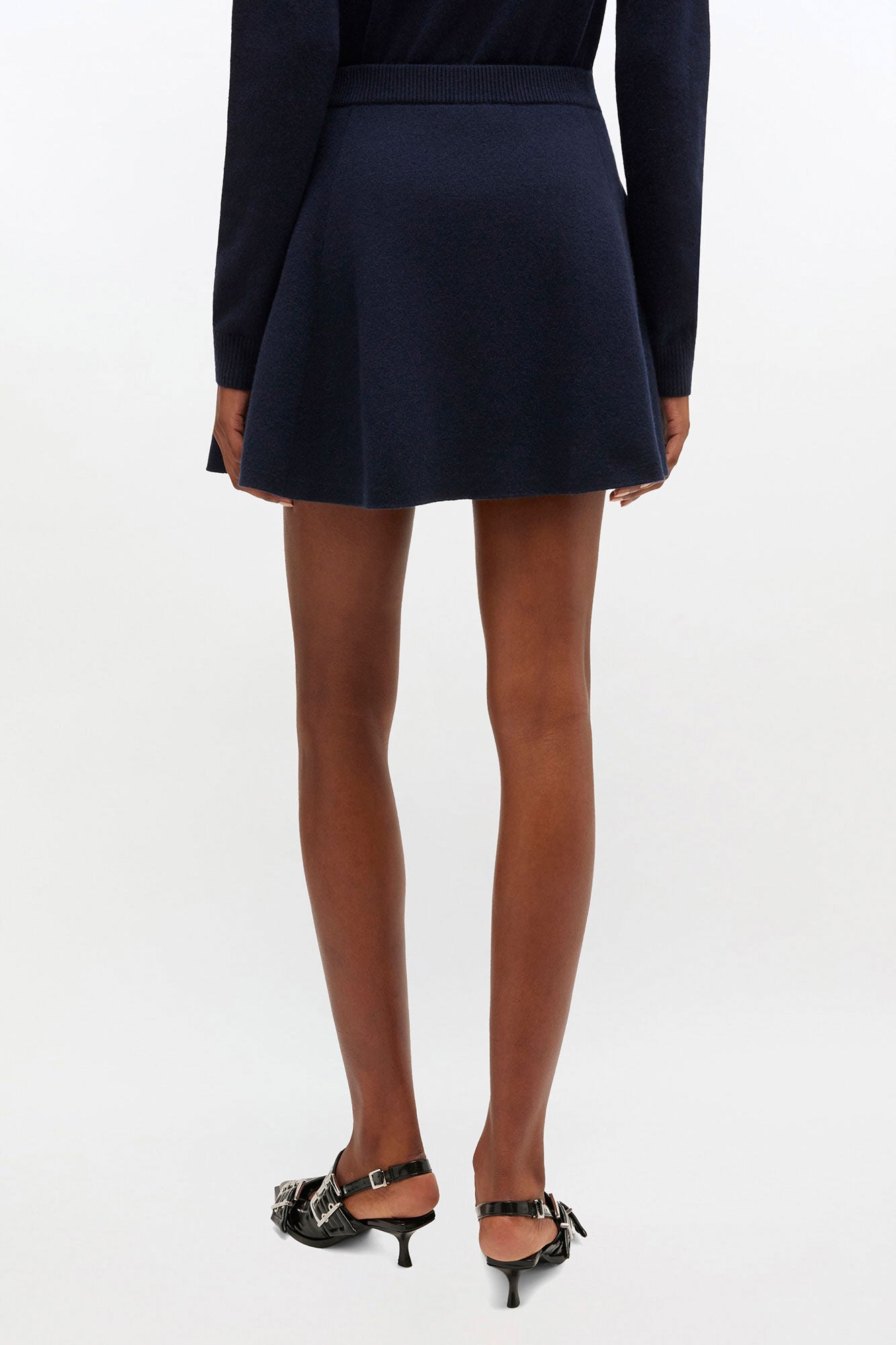 Cashmere Wool Mini Skirt - GANNI