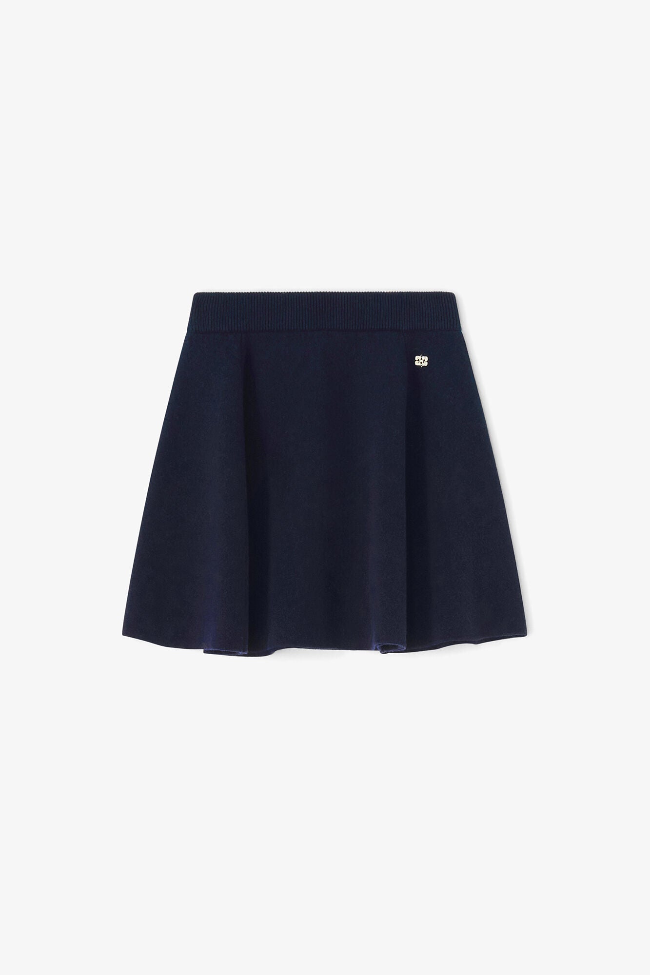 Cashmere Wool Mini Skirt - GANNI