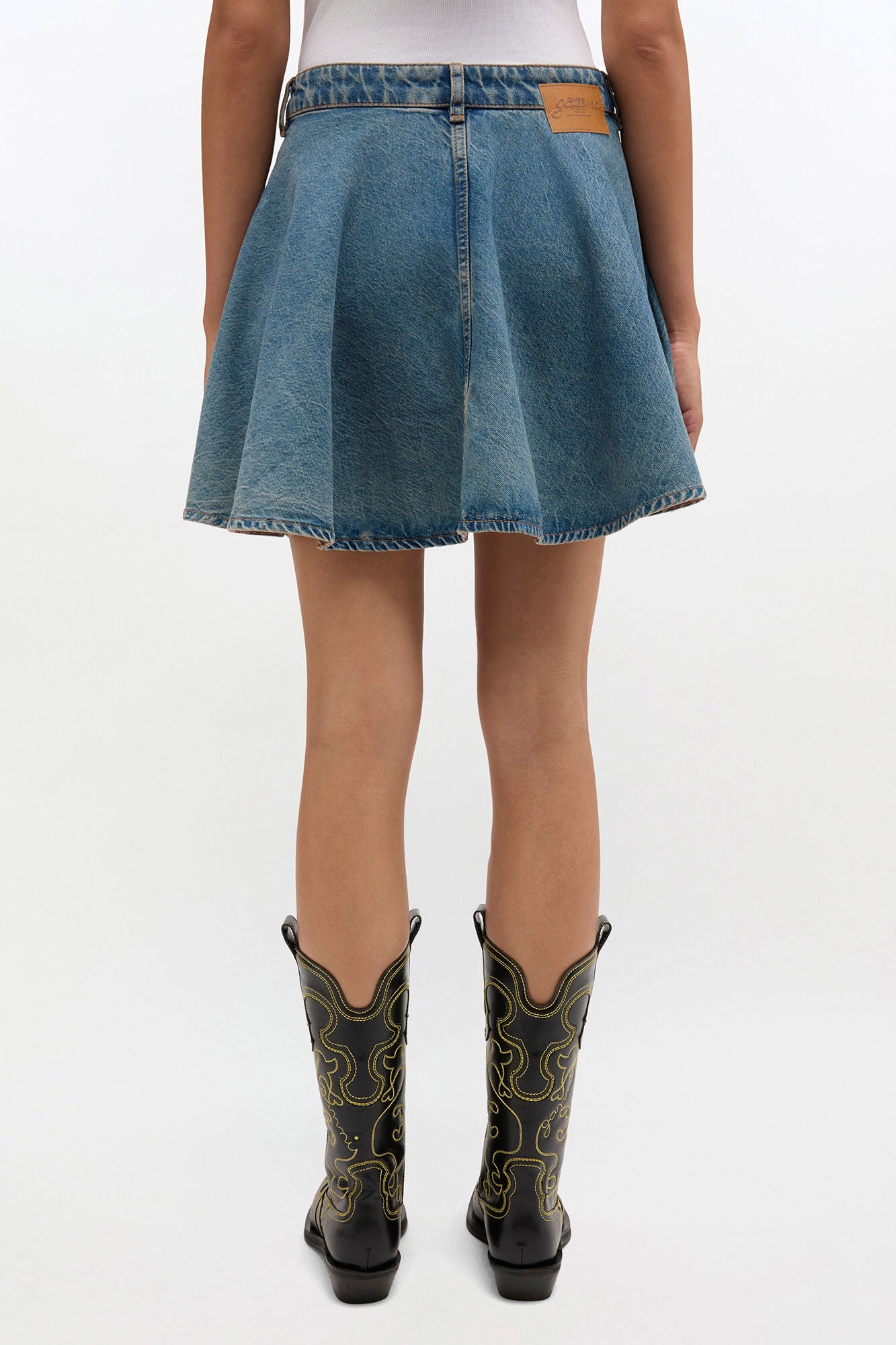Tint Rigid Denim Skirt - GANNI