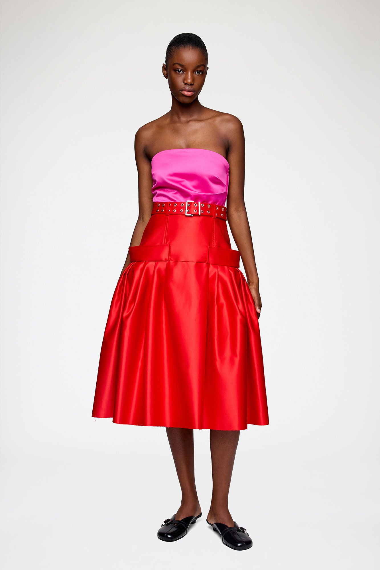Skirt in Duchesse Satin - GANNI