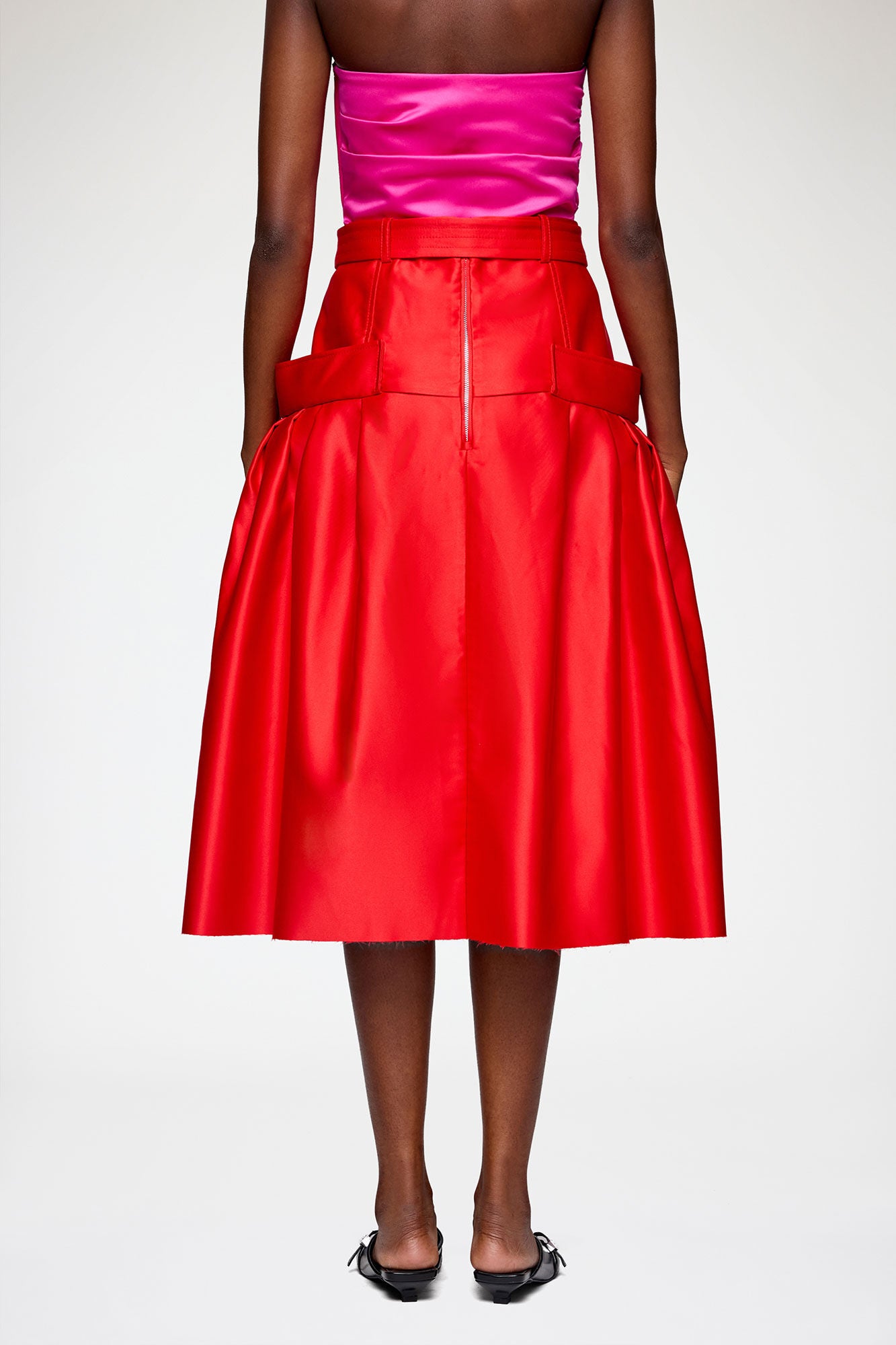 Skirt in Duchesse Satin - GANNI