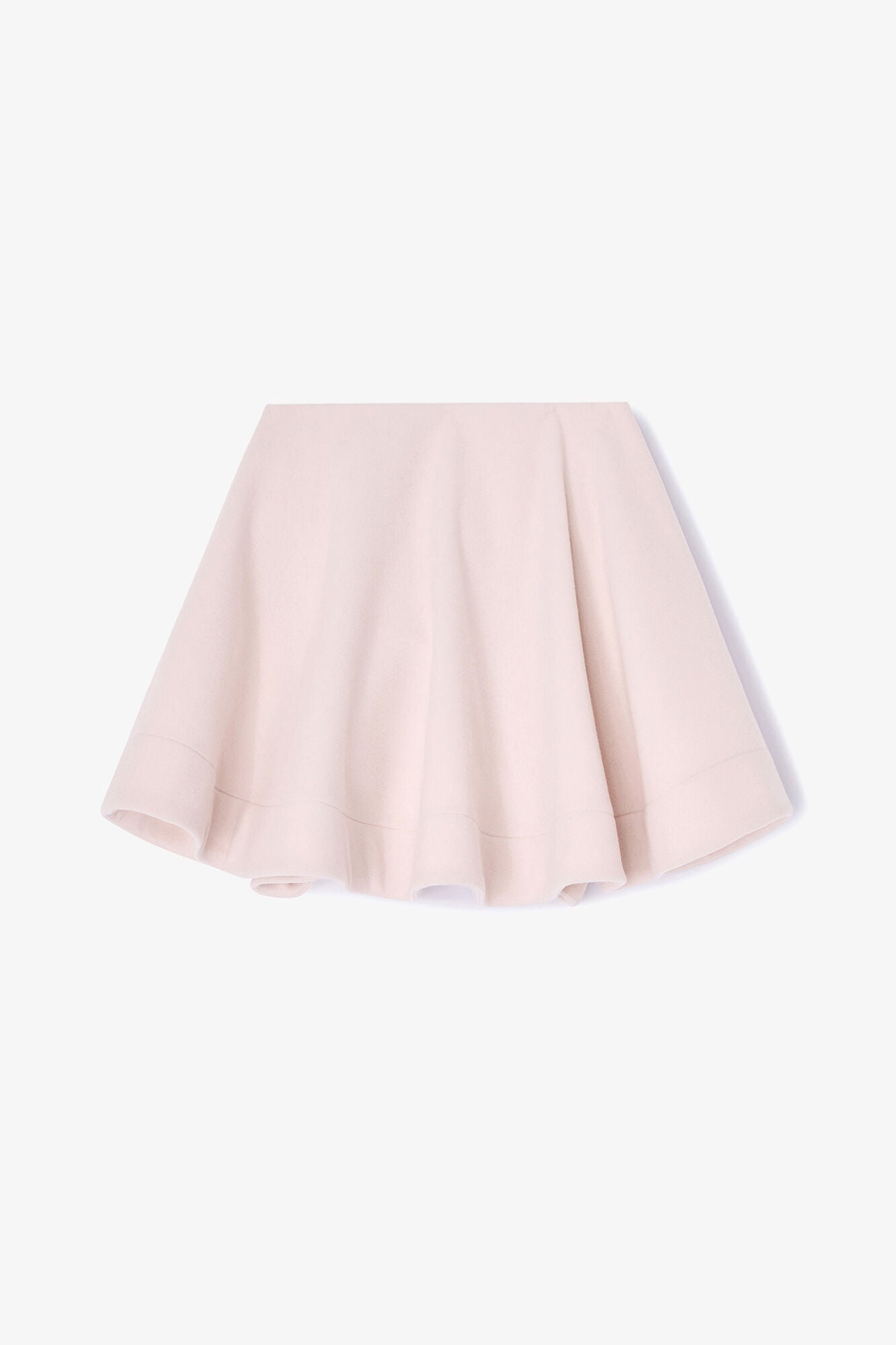 Peacoat Wool Circle Skirt - GANNI