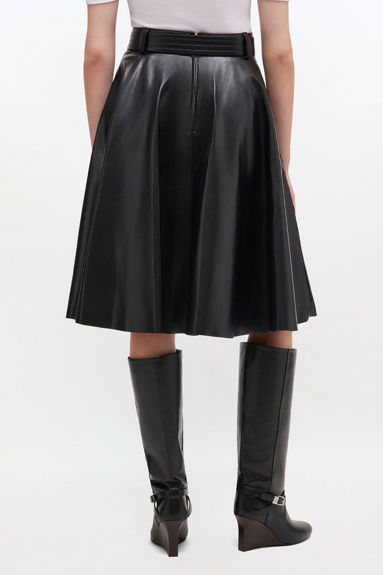 Recycled Leather Skirt - GANNI