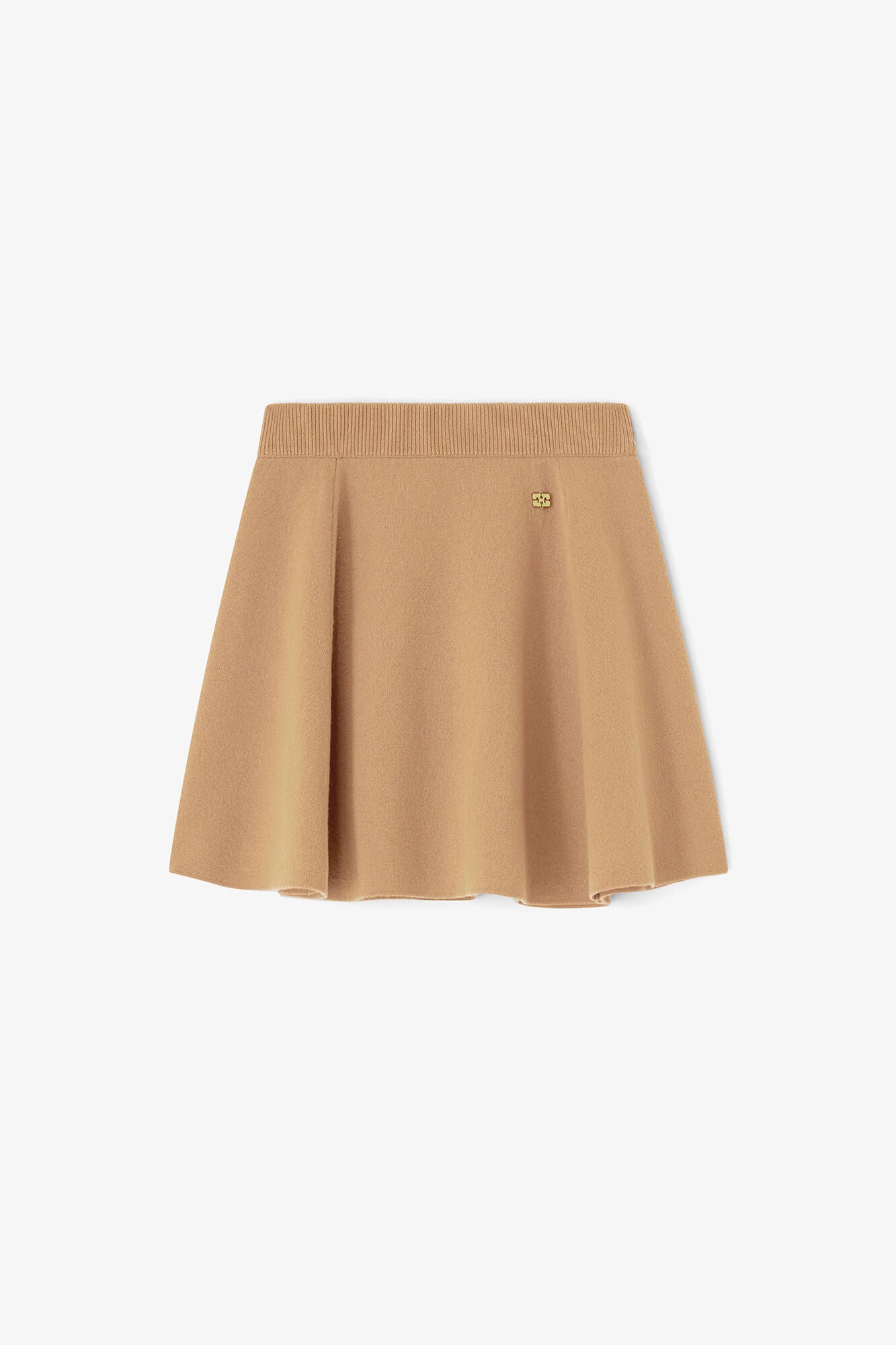 Cashmere Wool Mini Skirt - GANNI