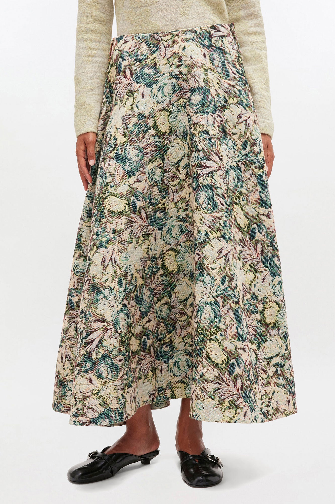 Tapestry Long Circle Skirt - GANNI