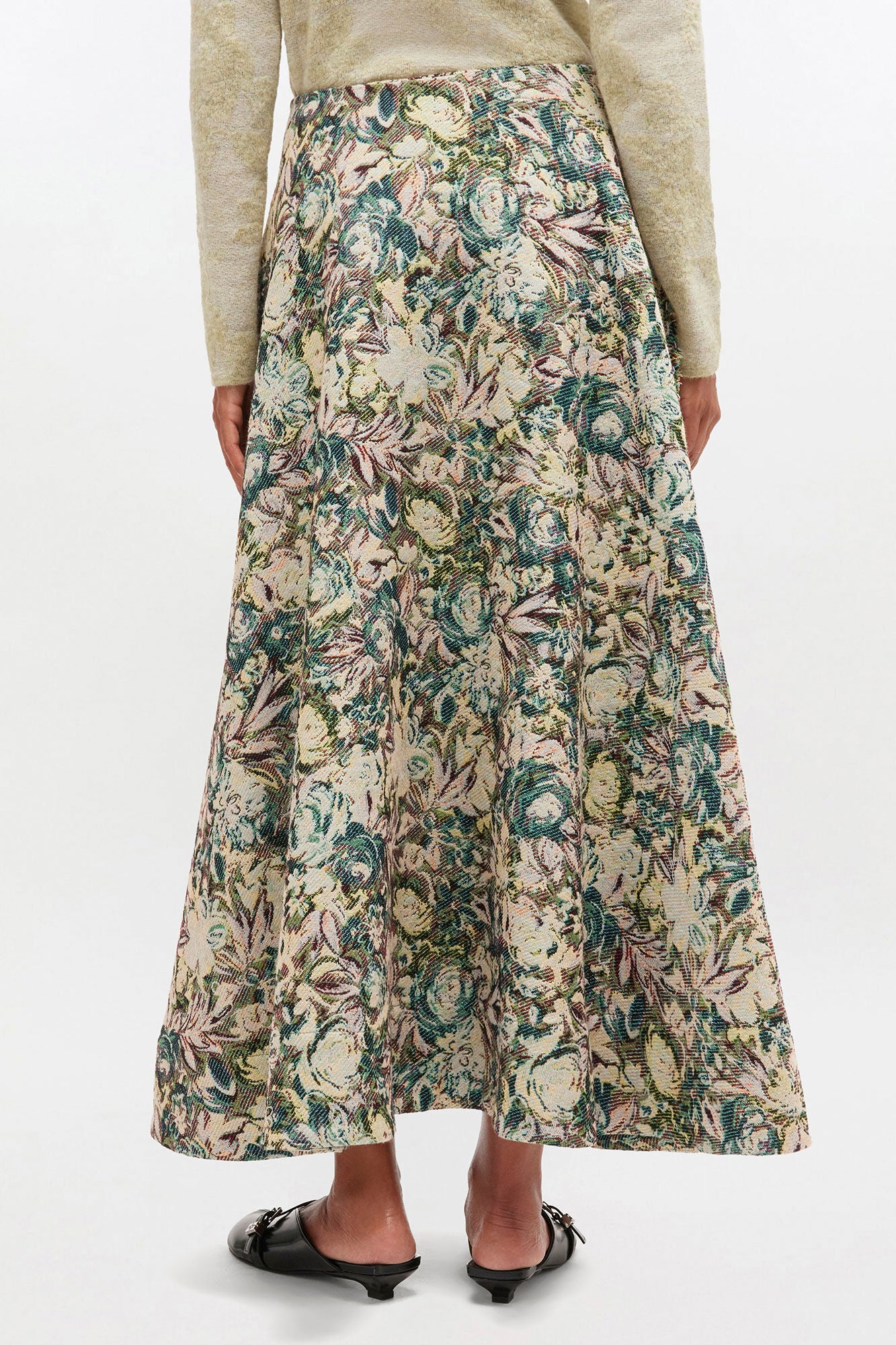 Tapestry Long Circle Skirt - GANNI