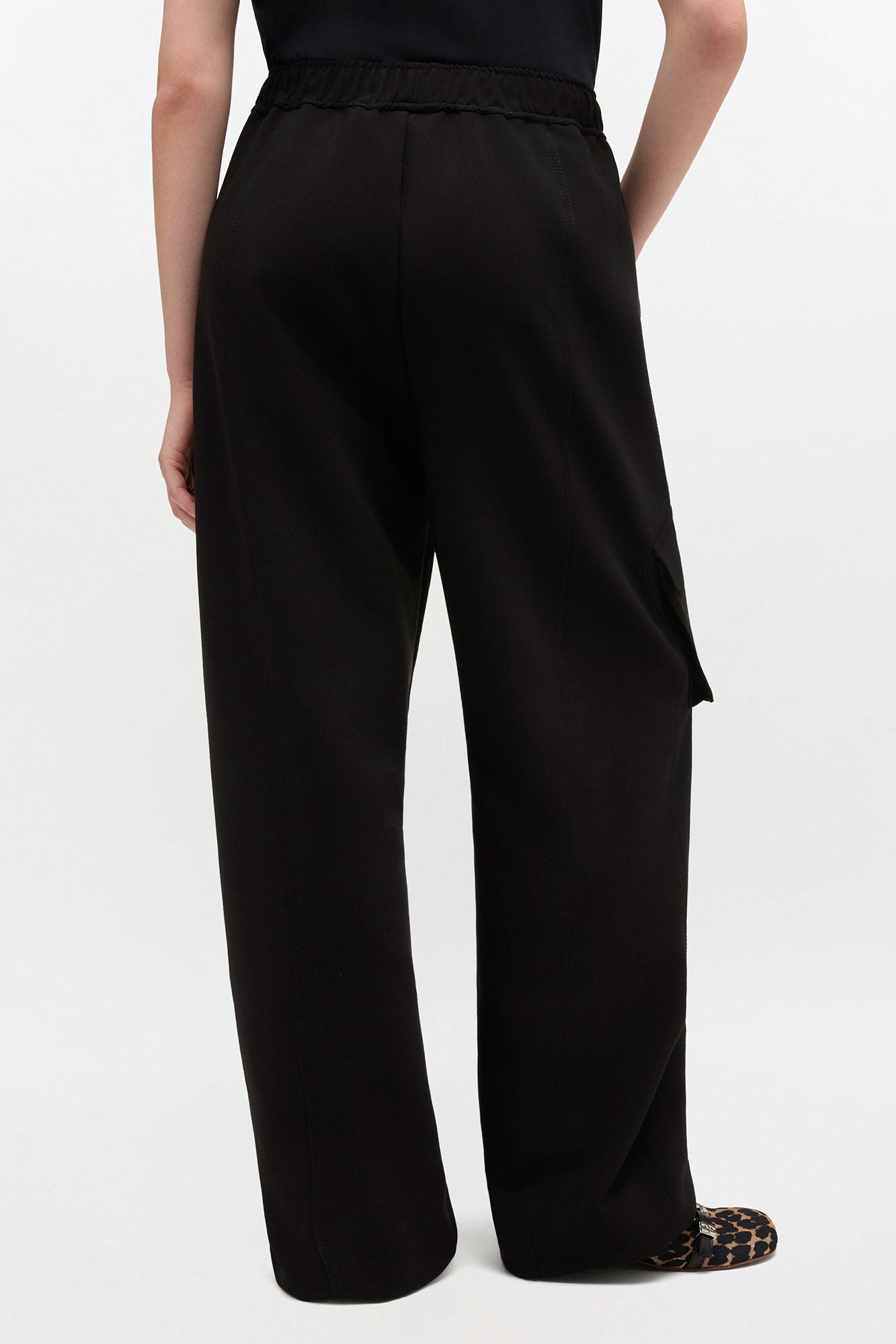 Black Twill Suiting Pants - GANNI