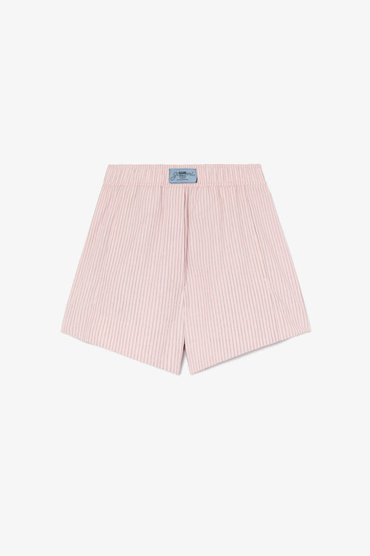 Pink Elasticated Shorts - GANNI