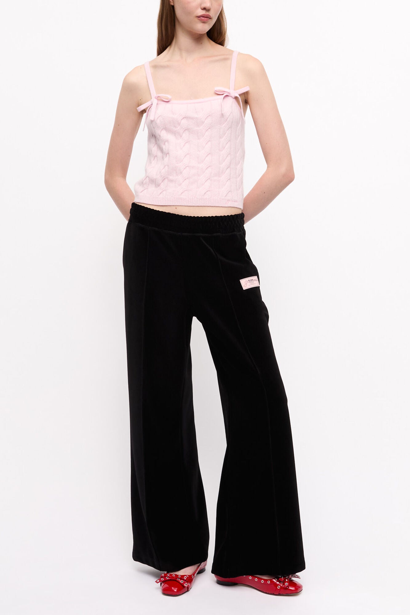 Heavy Velour Pants - GANNI