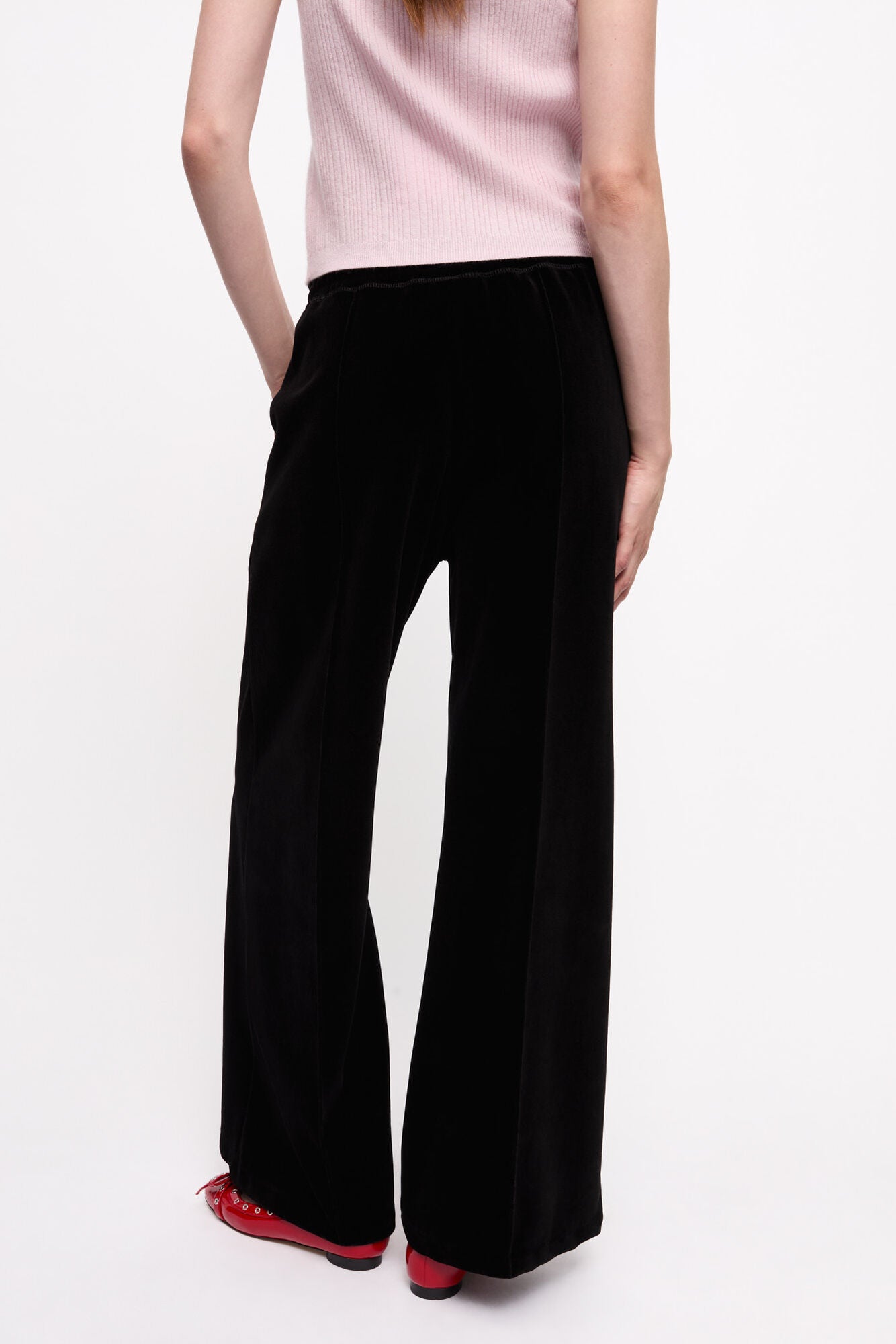 Heavy Velour Pants - GANNI