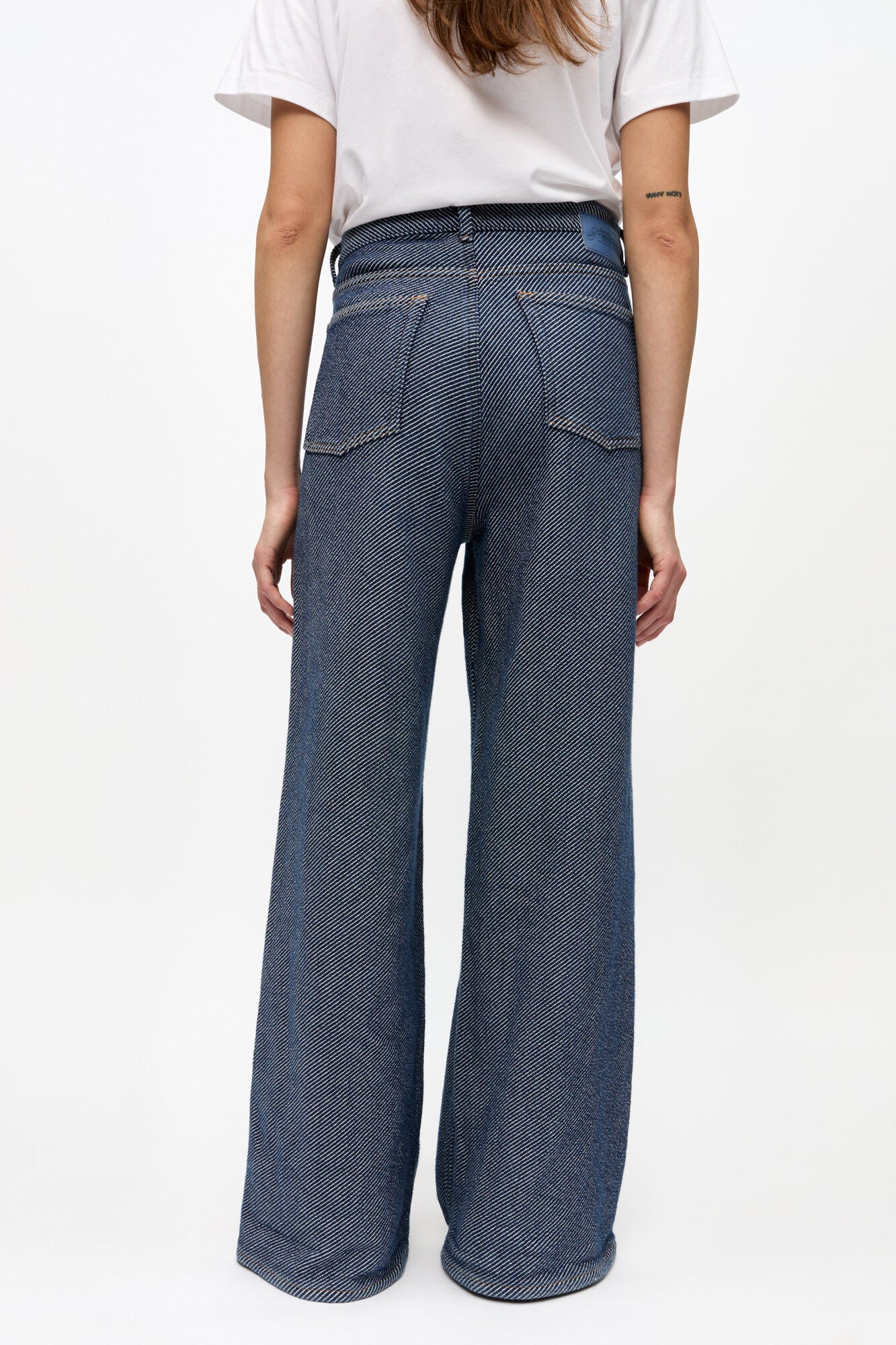 Blue Twill Marri Jeans - GANNI