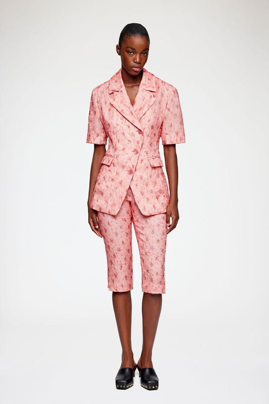Capri Pants in Shibori Organza - GANNI