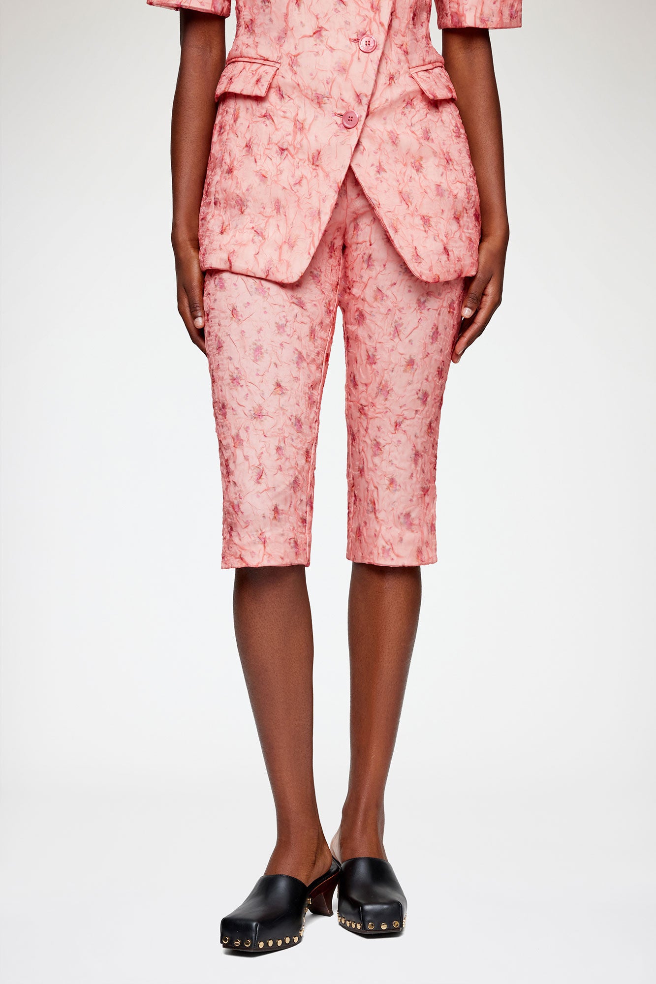 Capri Pants in Shibori Organza - GANNI