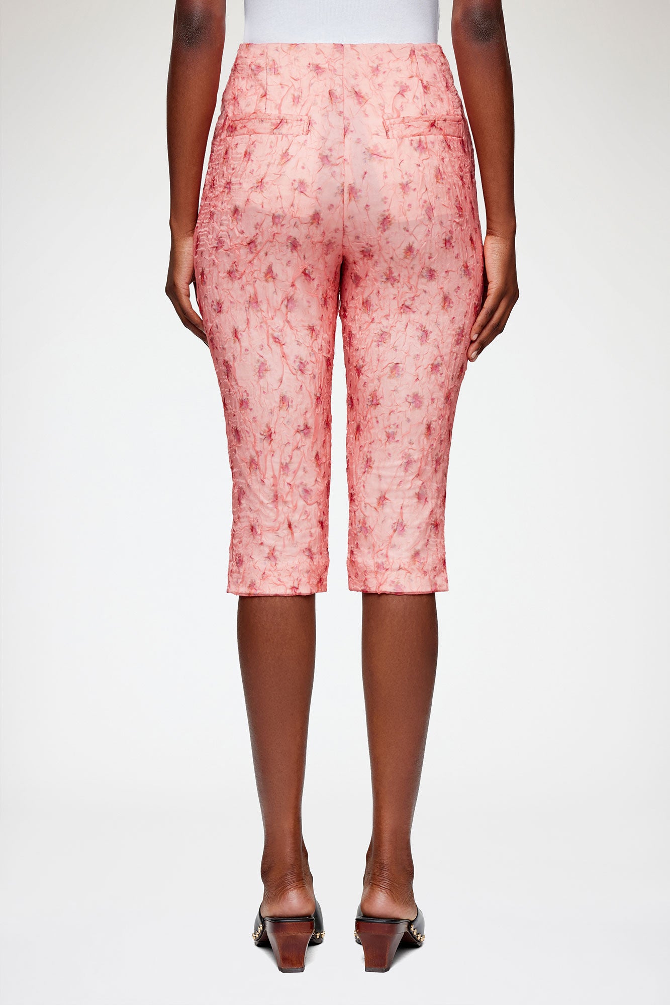Capri Pants in Shibori Organza - GANNI