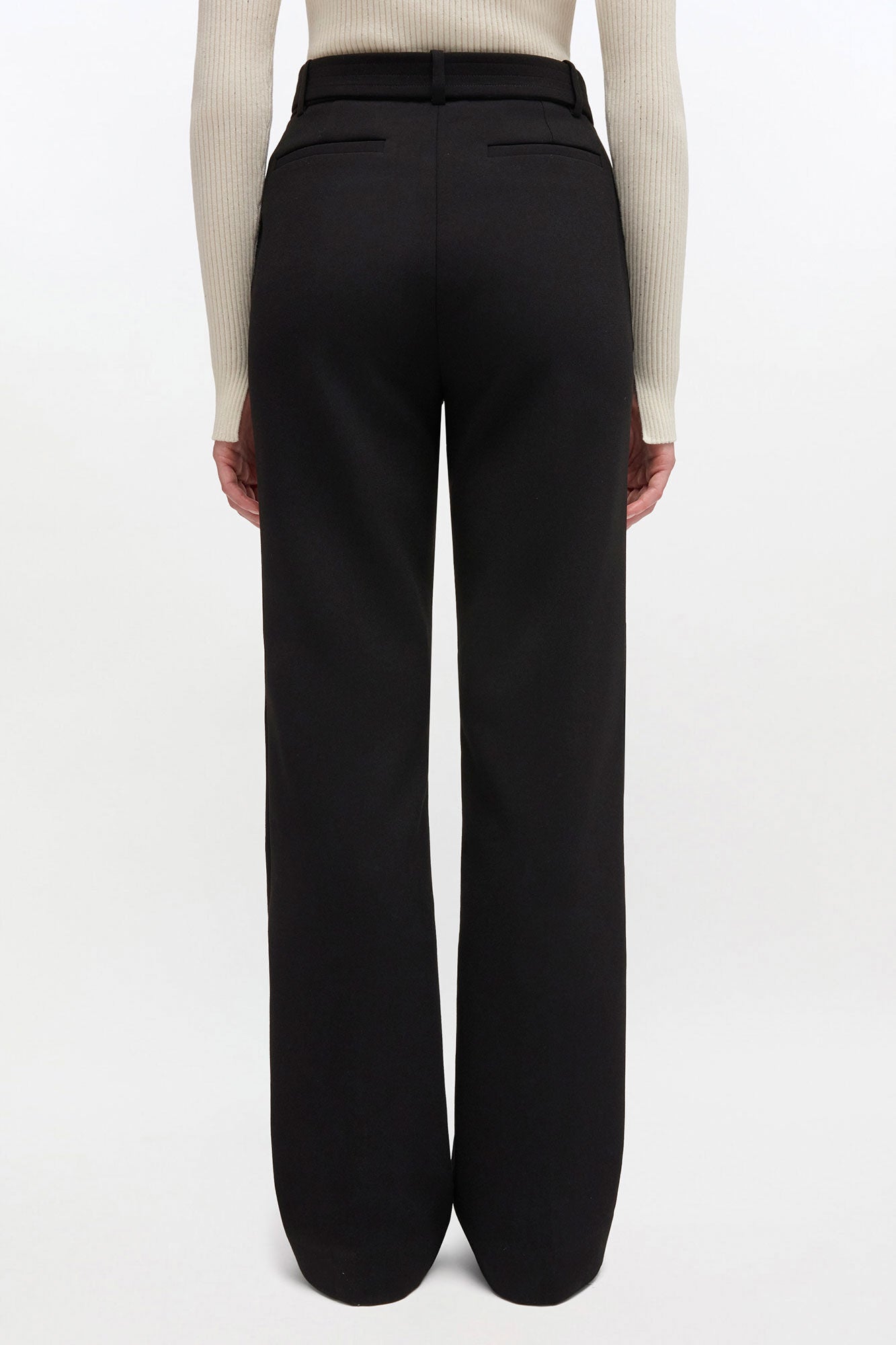 Black Belted Pants - GANNI
