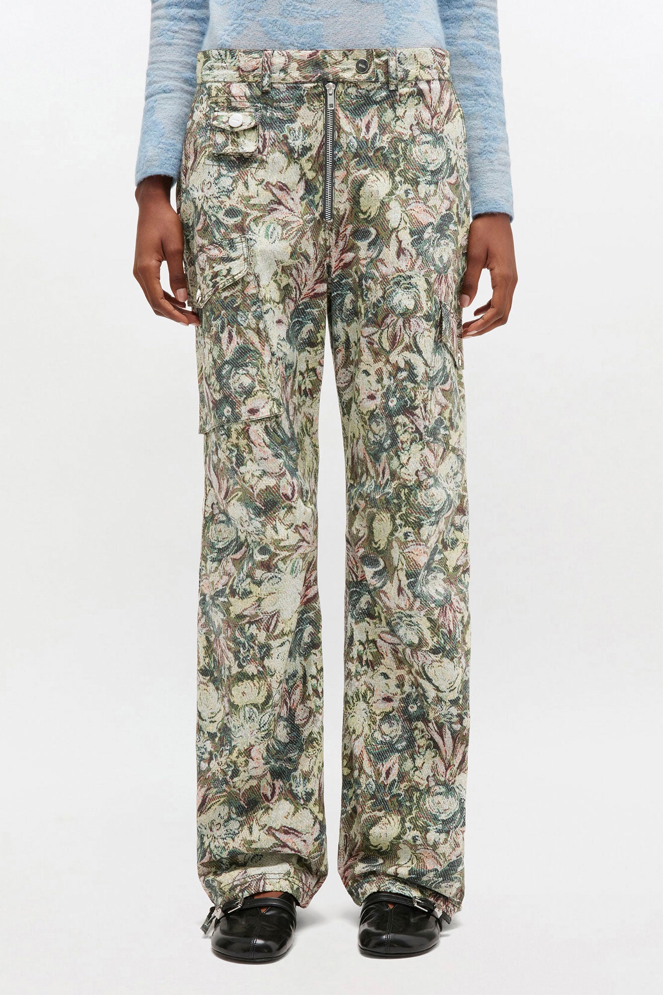 Tapestry Twill Pants - GANNI