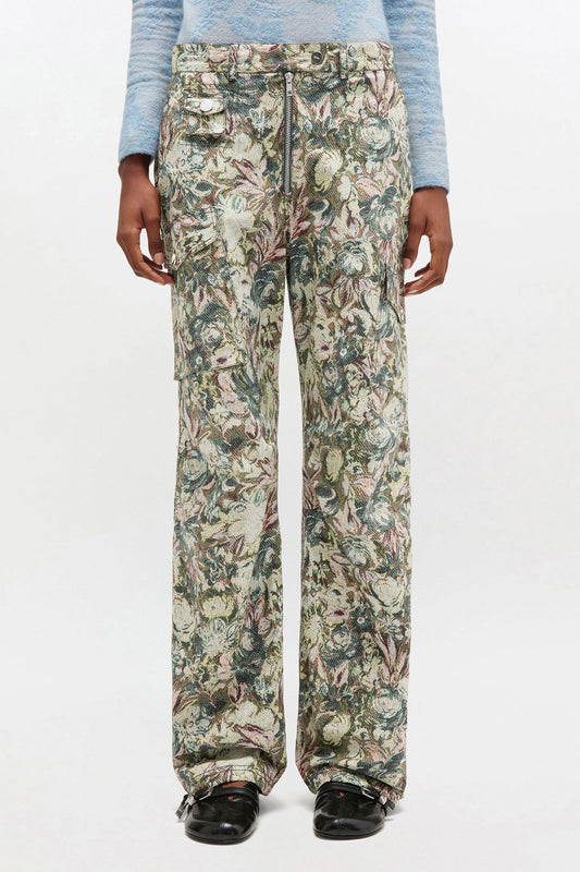 Tapestry Twill Pants - GANNI