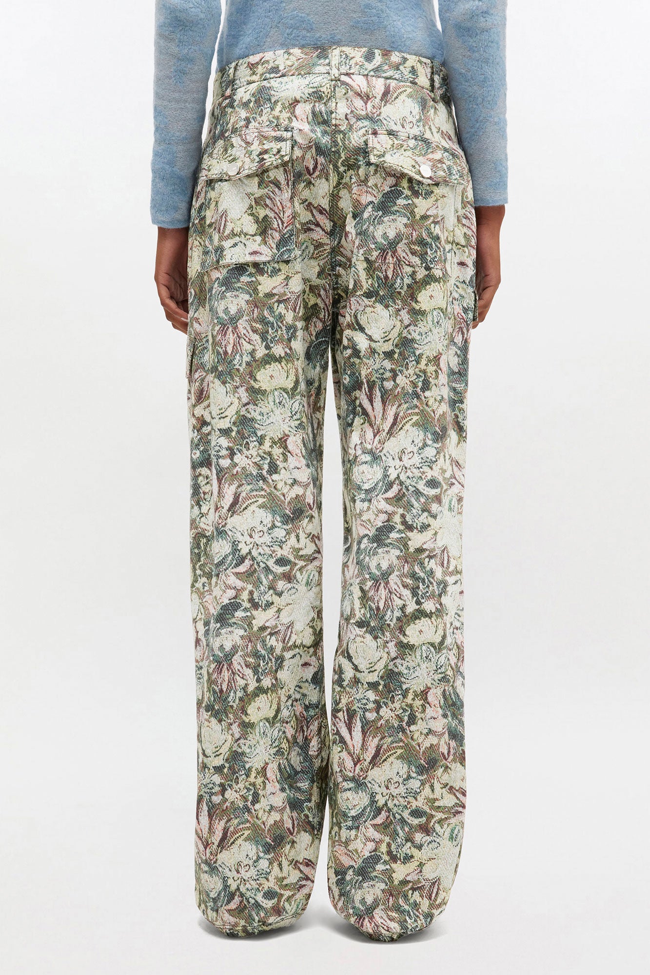 Tapestry Twill Pants - GANNI