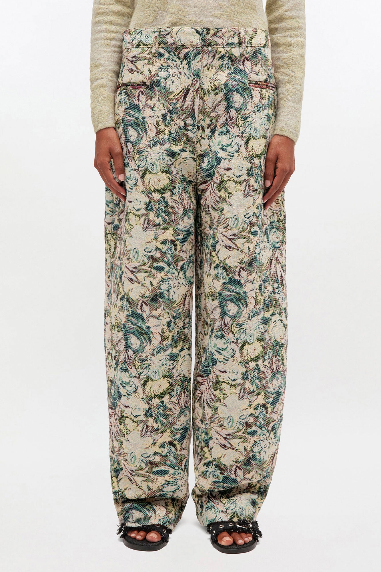 Tapestry Curve Pants - GANNI