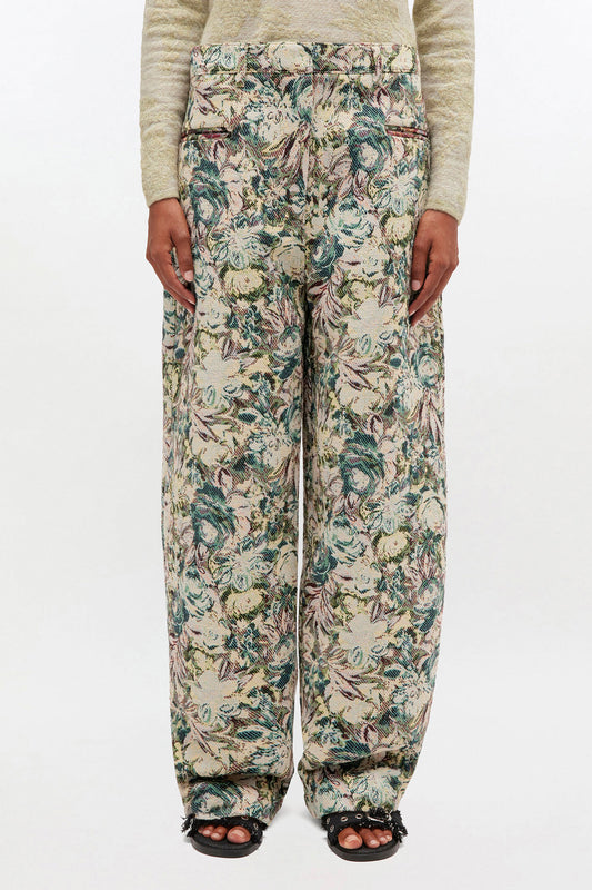 Tapestry Curve Pants - GANNI