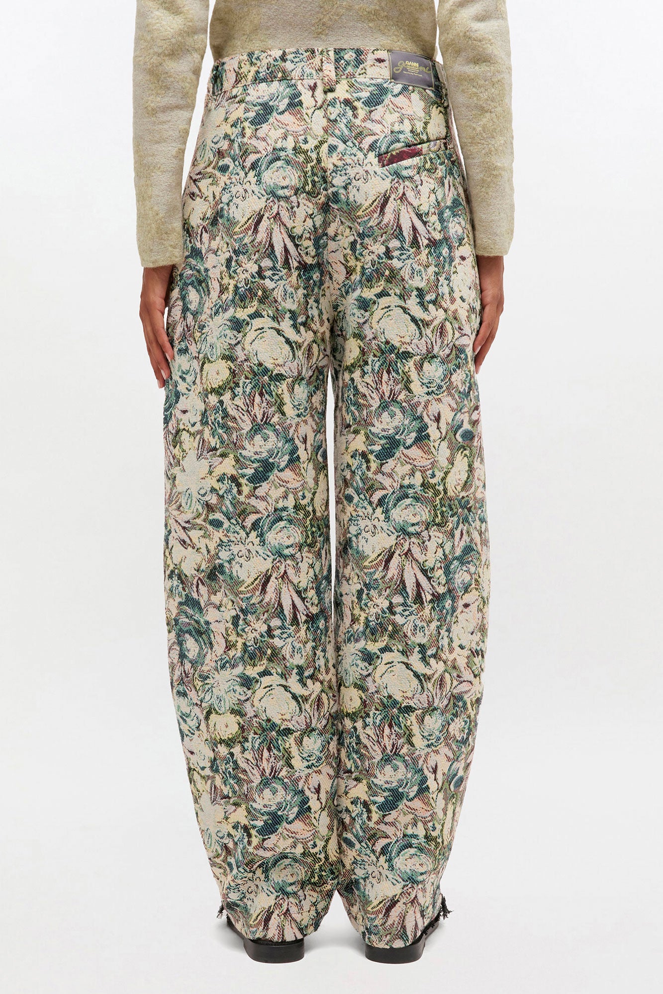 Tapestry Curve Pants - GANNI
