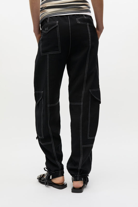 Light Slub Pocket Pants - GANNI