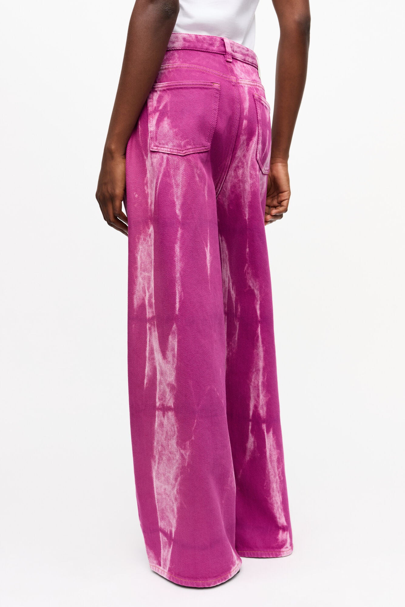 Purple Overdyed Marri Jeans - GANNI