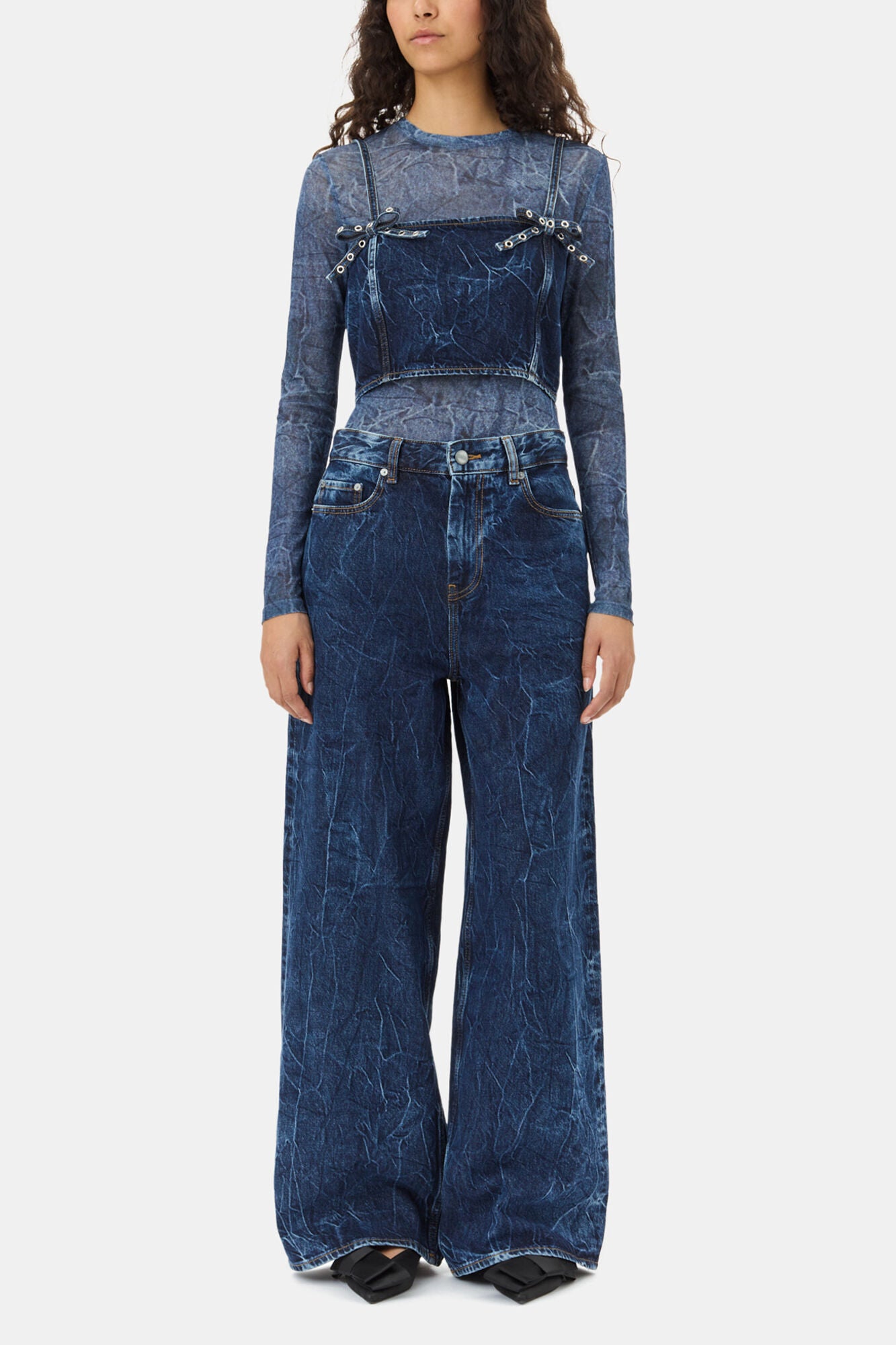 Dark Blue Marri Jeans - GANNI
