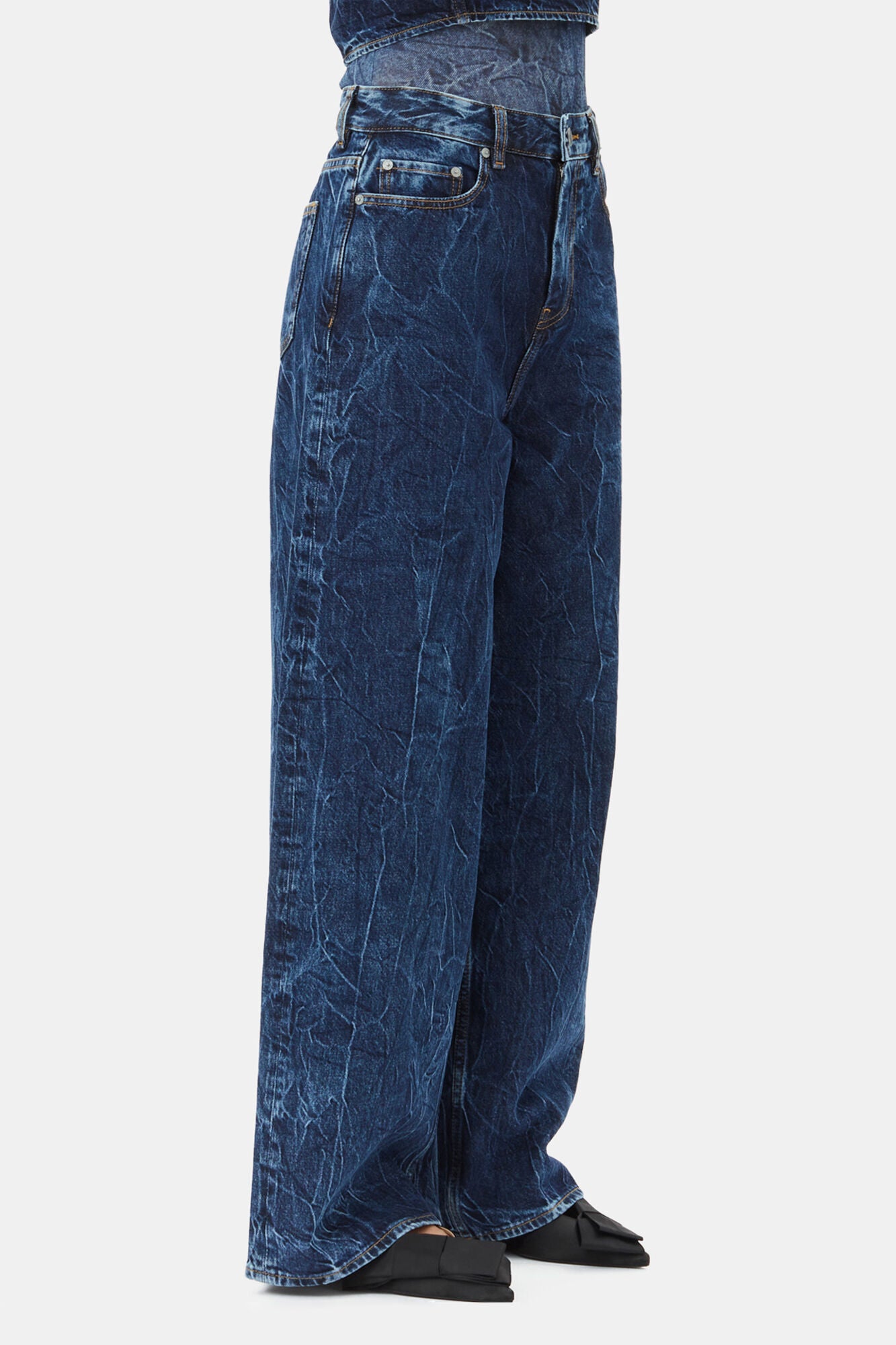 Dark Blue Marri Jeans - GANNI