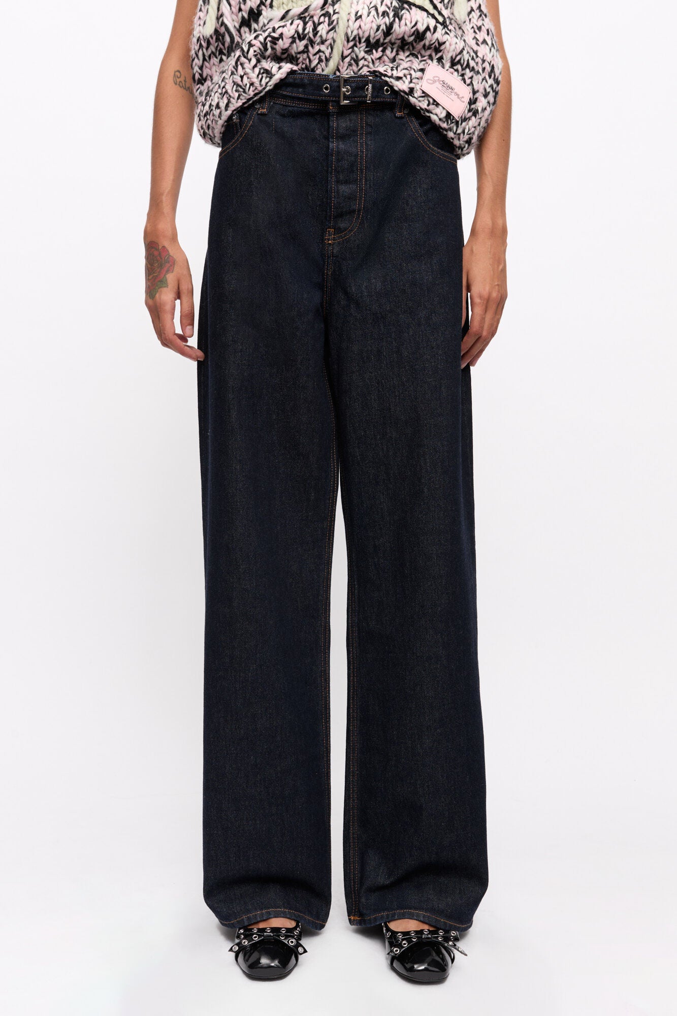 Izey Jeans in Rinse Denim - GANNI