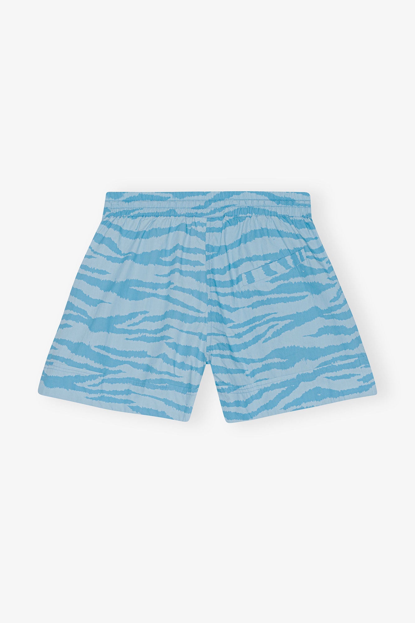 Printed Cotton Elasticated Shorts - GANNI