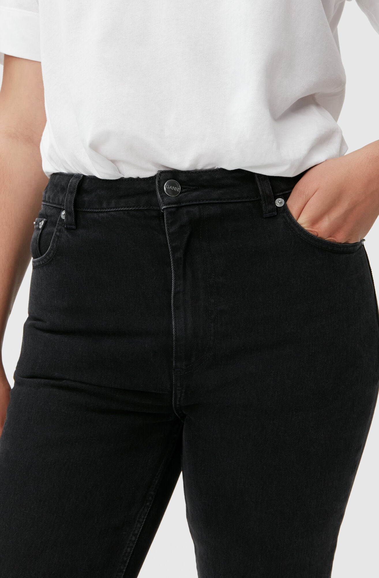 Betzy Cropped Jeans - GANNI