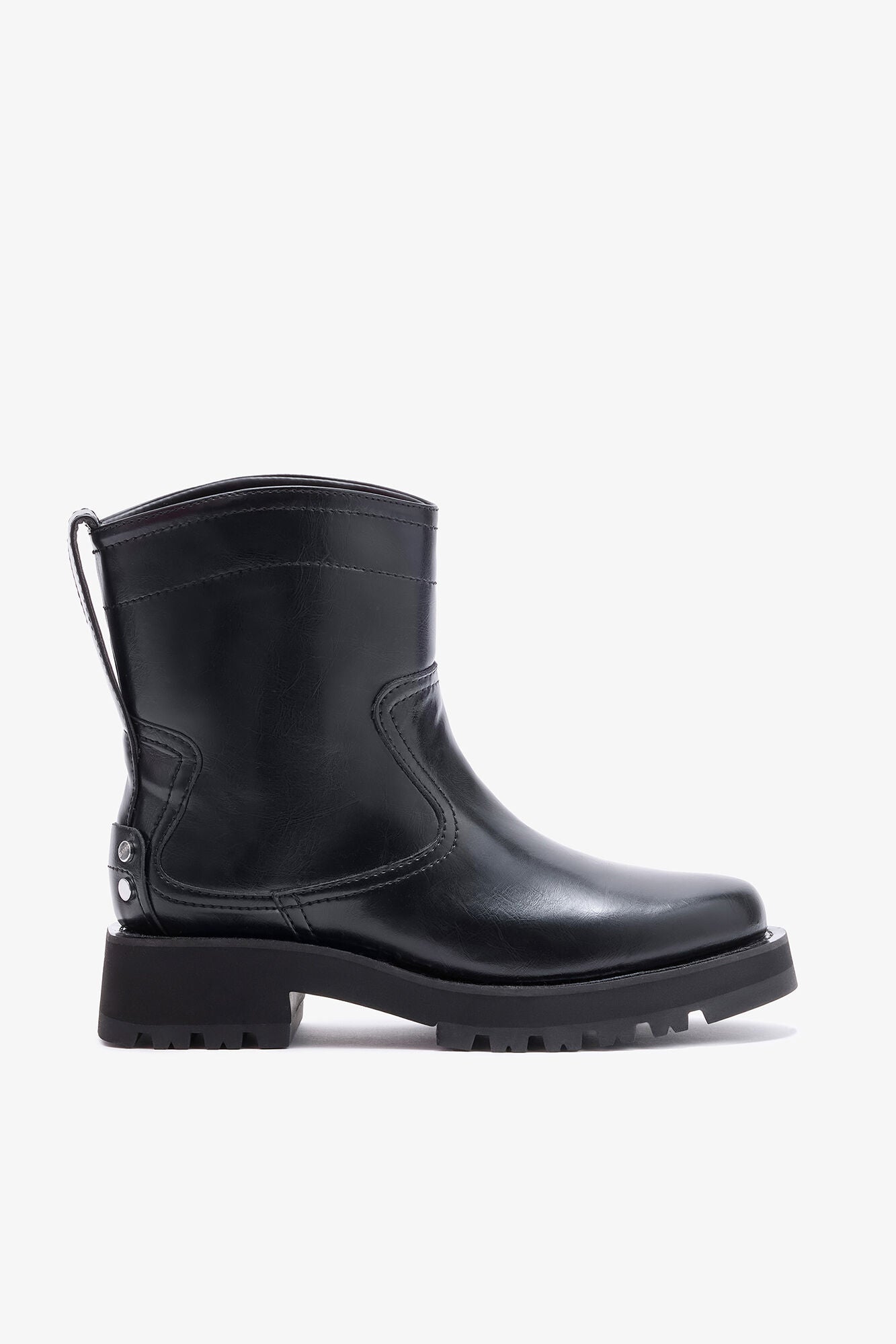 Low Boots in Black Oleatex - GANNI