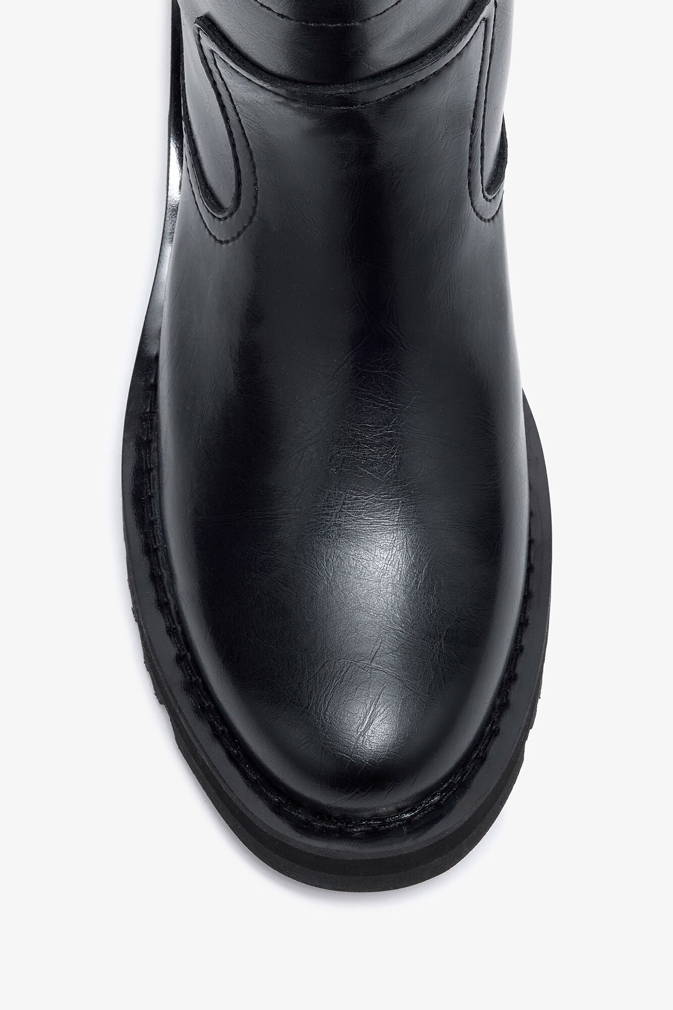 Low Boots in Black Oleatex - GANNI
