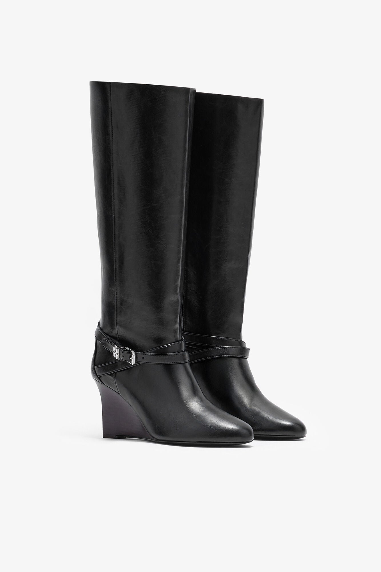 Kat High Boot in Black - GANNI
