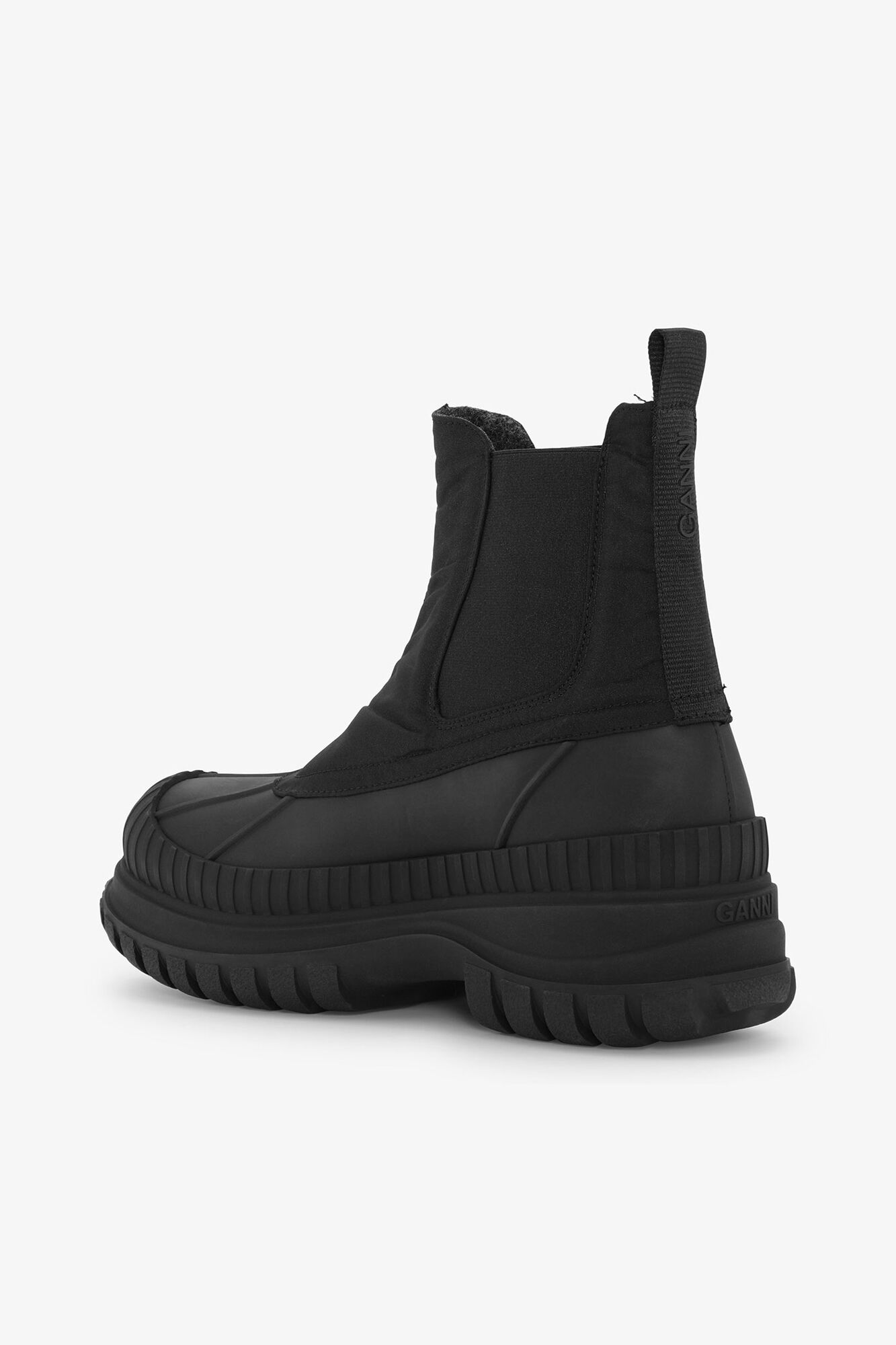 Black Outdoor Chelsea Boots - GANNI